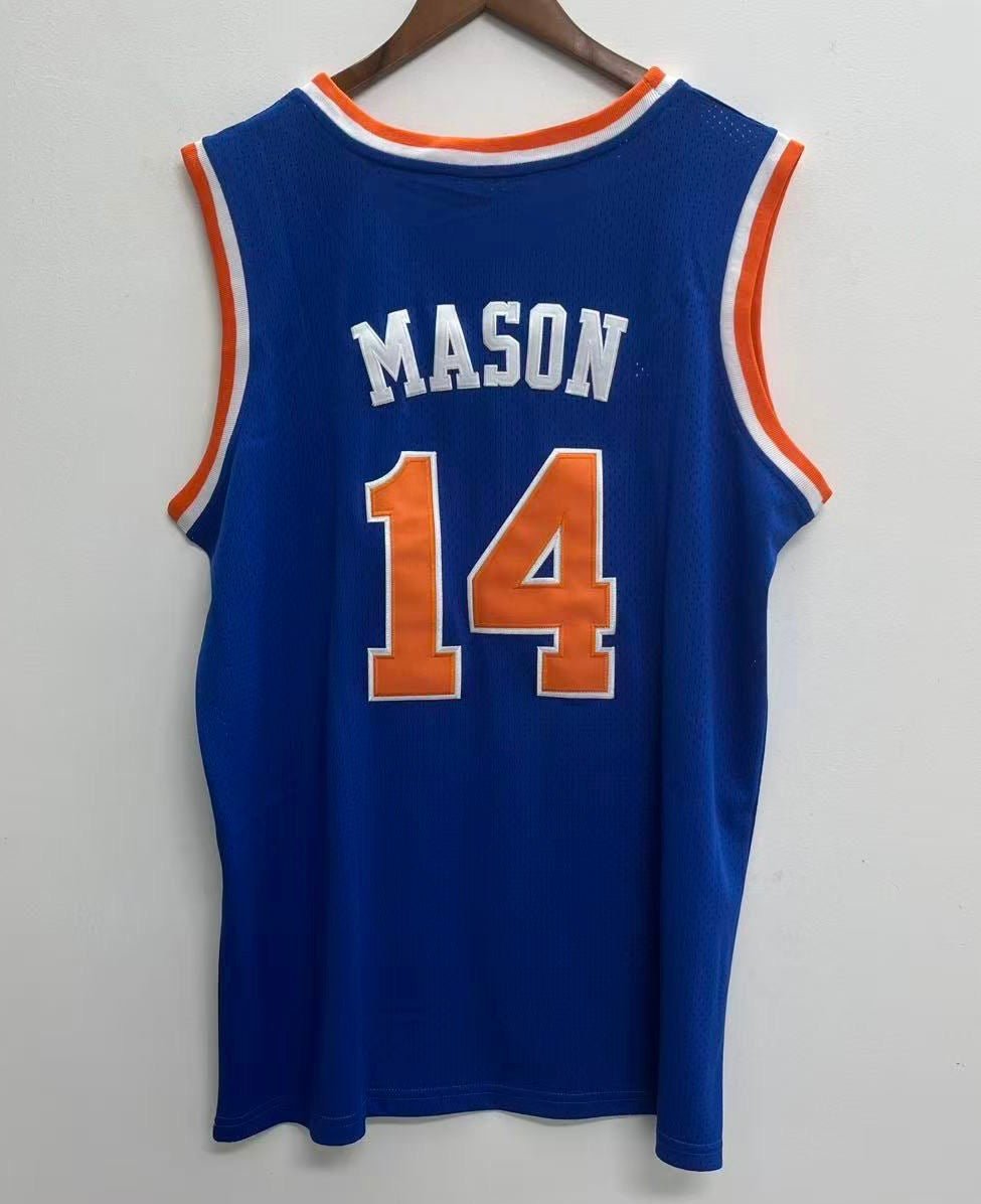 Anthony Mason New York Knicks Official Basketball Mitchell & Ness Jersey