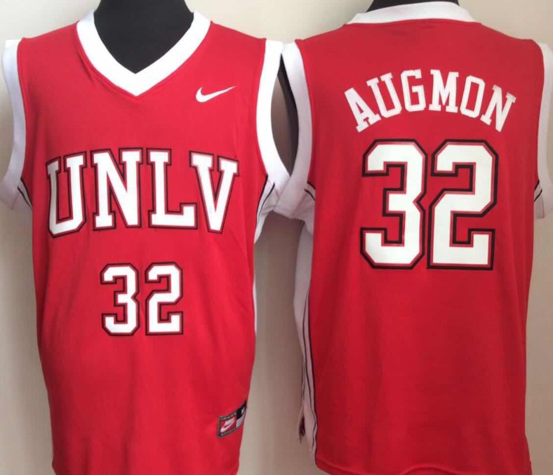 Stacey Augmon UNLV Runnin Rebels Jersey red