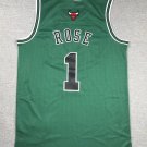 Derrick Rose Chicago Bulls Official Basketball Green St. Patrick’s Day Jersey