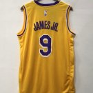 Bronny James Los Angeles Lakers Official Basketball Jersey yellow