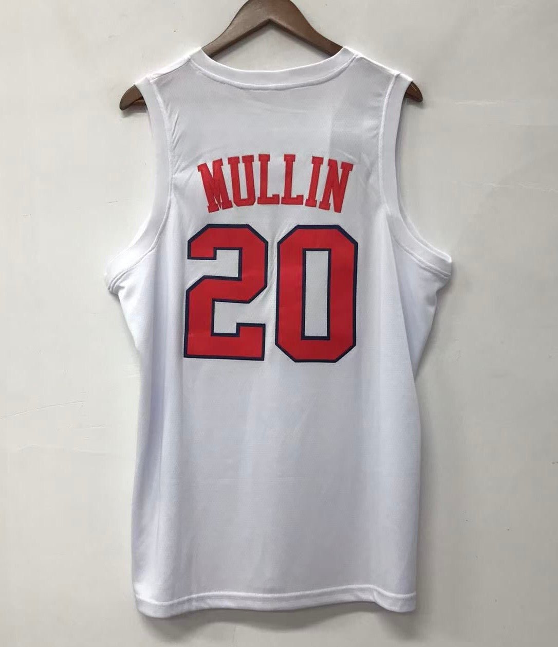 Chris Mullin St. John&acirc;��s Red Storm Jersey White