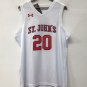 Chris Mullin St. John&acirc;��s Red Storm Jersey White