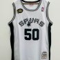 David Robinson 1998/99 San Antonio Spurs Official Basketball Mitchell & Ness Jersey White