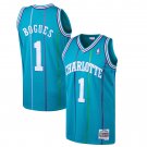 Muggsy Bogues Charlotte Hornets Official Basketball Mitchell & Ness Jersey