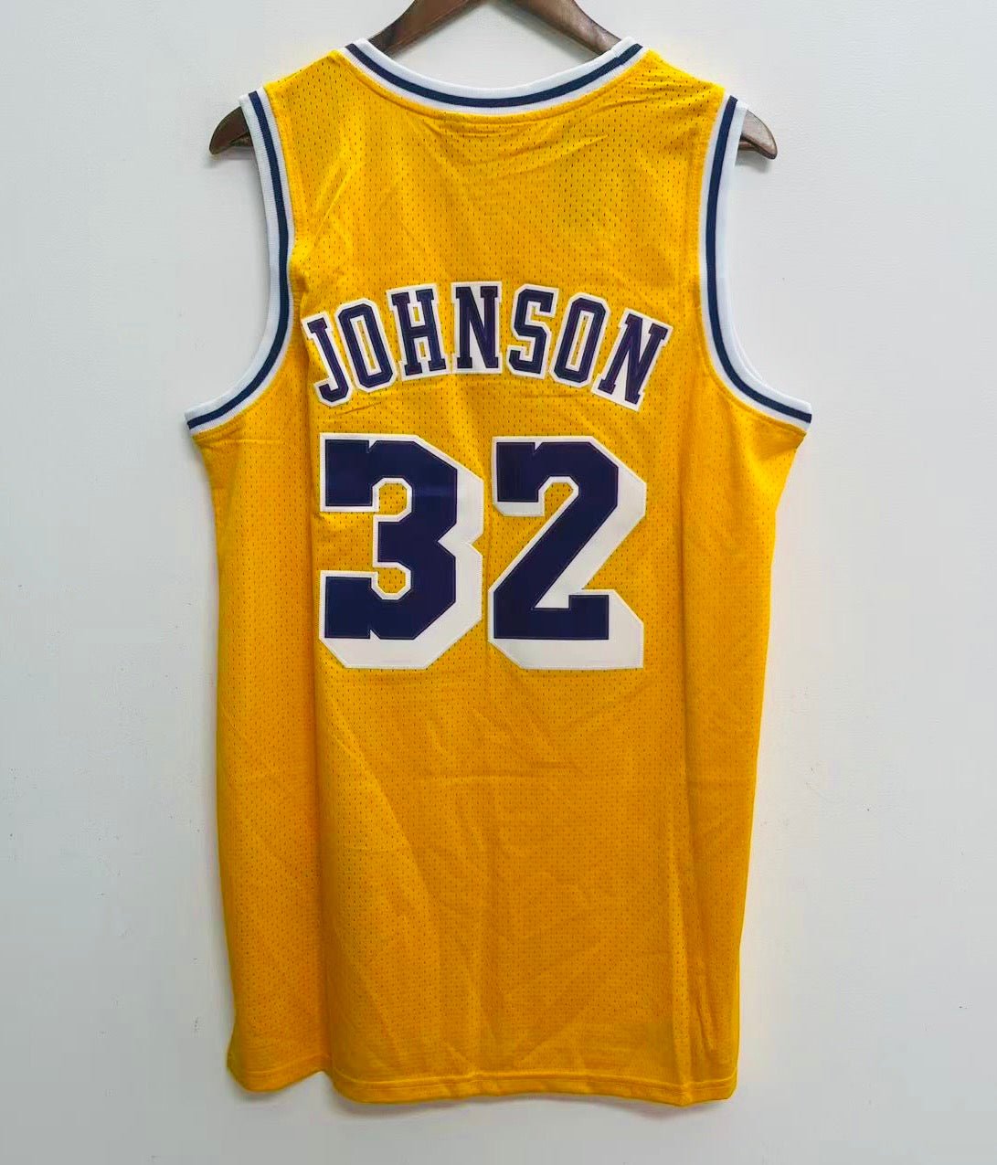 Magic Johnson Los Angeles Lakers Official Basketball Jersey