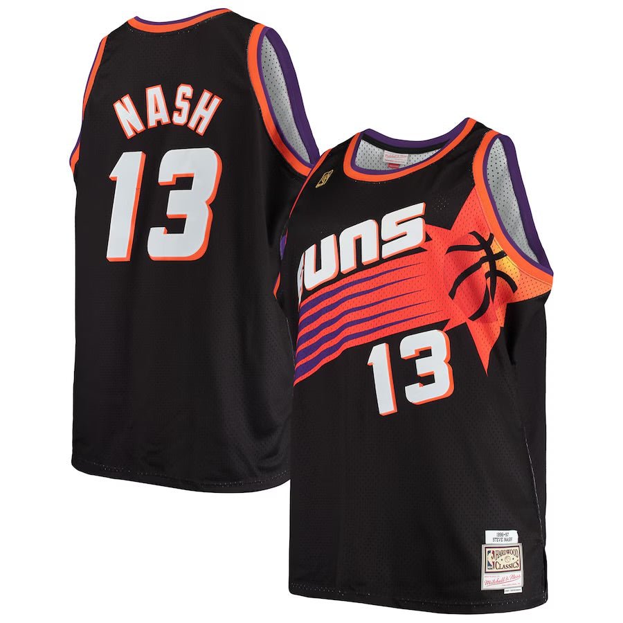 Steve Nash Phoenix Suns Official Basketball Jersey Mitchell & Ness black