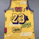 Lebron James Los Angeles Lakers Graffiti Jersey made by Mitchell & Ness