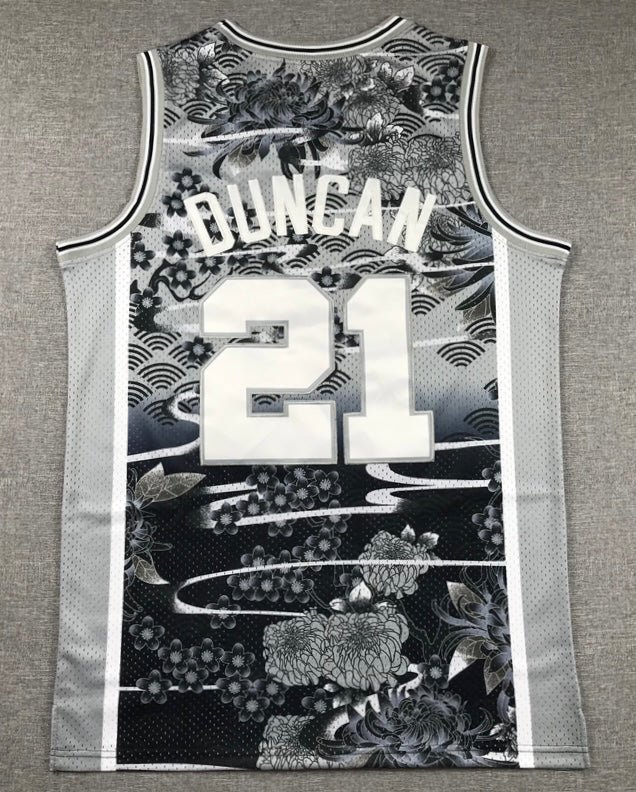 Tim Duncan San Antonio Spurs Official Basketball Jersey Mitchell & Ness