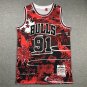 Dennis Rodman Chicago Bulls Graffiti Jersey made by Mitchell & Ness