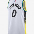 Tyrese Haliburton Indiana Pacers Official Basketball Jersey white