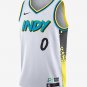 Tyrese Haliburton Indiana Pacers Official Basketball Jersey white