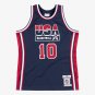 Clyde Drexler USA Olympic Basketball Jersey Mitchell & Ness blue