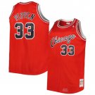 Scottie Pippen Chicago Bulls Official Basketball Mitchell & Ness red Retro Jersey