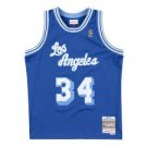 Shaquille O’Neal Los Angeles Lakers Official l Basketball Mitchell & Ness Jersey Retro Blue