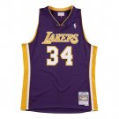 Shaquille O’Neal Los Angeles Lakers Official l Basketball Mitchell & Ness Jersey purple
