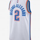 Shai Gilgeous Alexander Oklahoma City Thunder official Basketball Jersey white