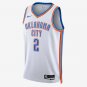 Shai Gilgeous Alexander Oklahoma City Thunder official Basketball Jersey white