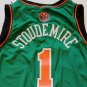 Amar&acirc;��e Stoudemire New York Knicks Official Basketball Jersey green St. Patrick&acirc;��s Day
