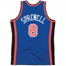 Latrell Sprewell New York Knicks Official Basketball Mitchell & Ness Jersey blue