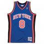 Latrell Sprewell New York Knicks Official Basketball Mitchell & Ness Jersey blue