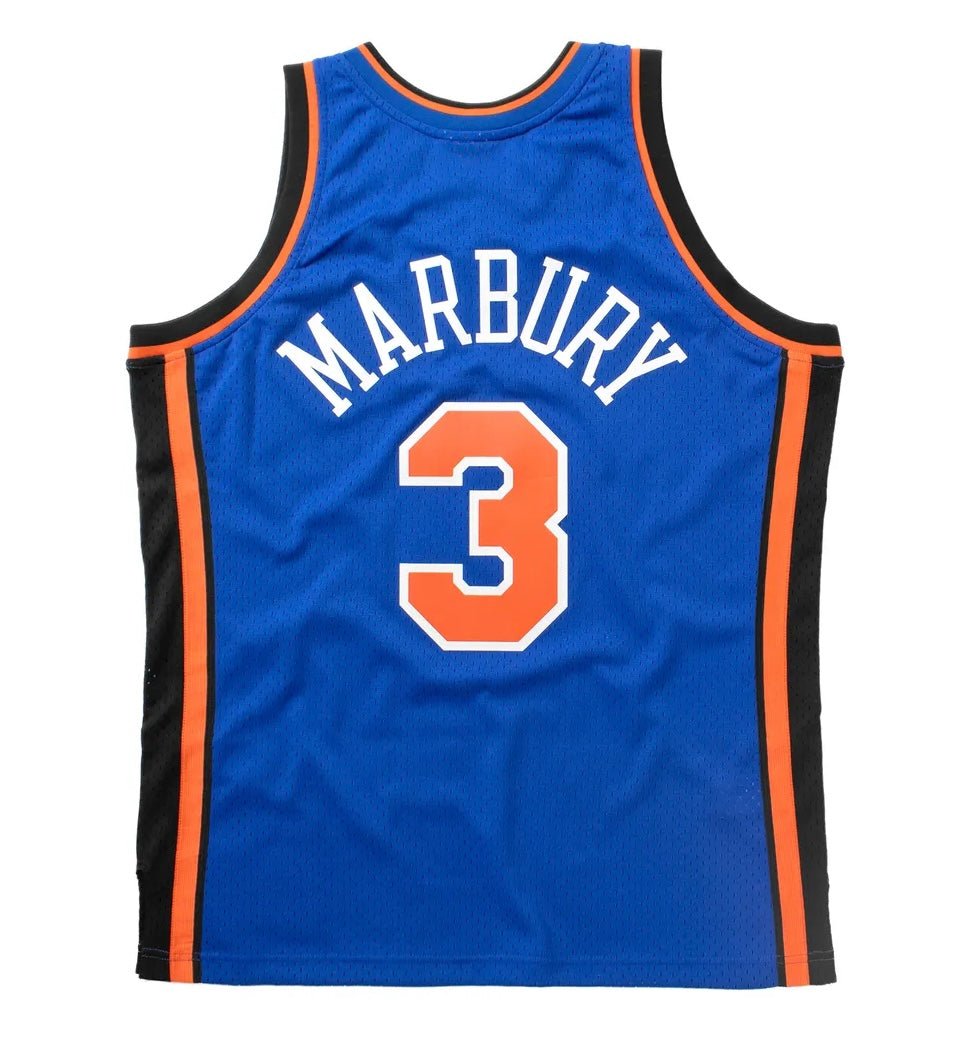 Stephon Marbury New York Knicks Official Basketball Jersey Customized by Mitchell & Ness