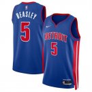 Malik Beasley Detroit Pistons Official Basketball Jersey blue