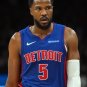 Malik Beasley Detroit Pistons Official Basketball Jersey blue