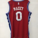 Tyrese Maxey Philadelphia 76ers Official Basketball Jersey red