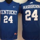 Jamal Mashburn University of Kentucky Jersey blue