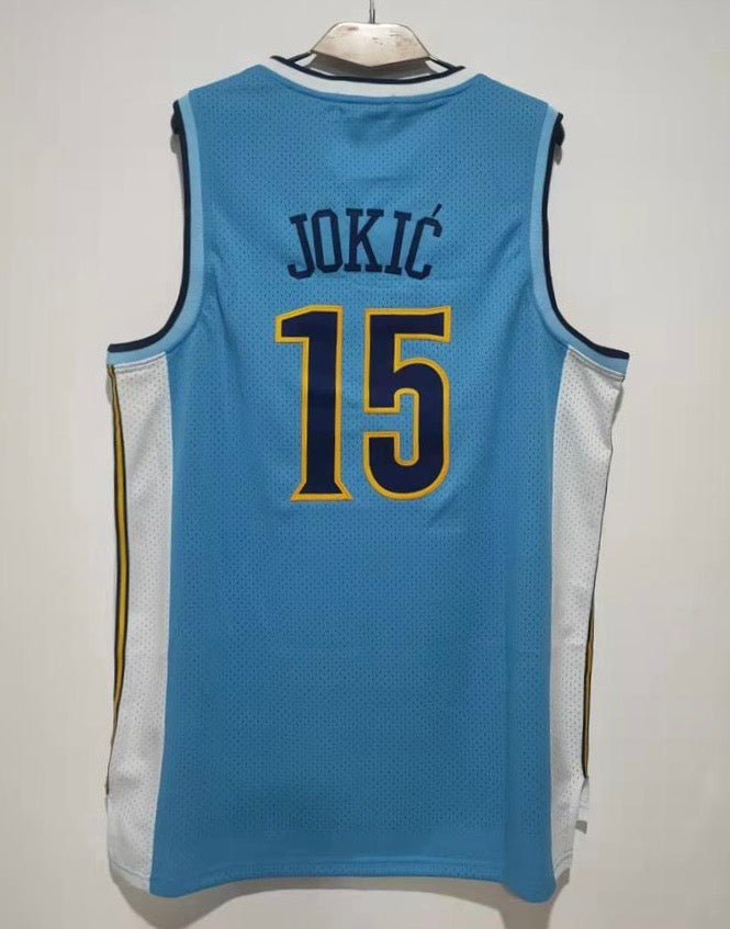 Nikola Joki? Denver Nuggets Jersey Classic Authentics light blue