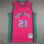 Tim Duncan San Antonio Spurs Jersey pink Mitchell & Ness