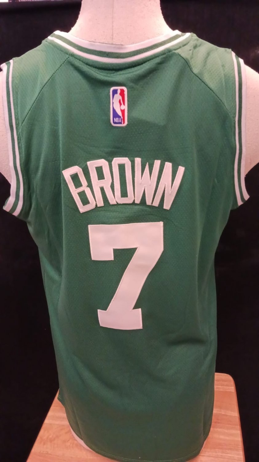 Jaylen Brown Boston Celtics Official Basketball Jersey Green