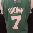 Jaylen Brown Boston Celtics Official Basketball Jersey Green