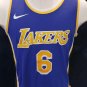 Lebron James Los Angeles Lakers Official Basketball Jersey purple