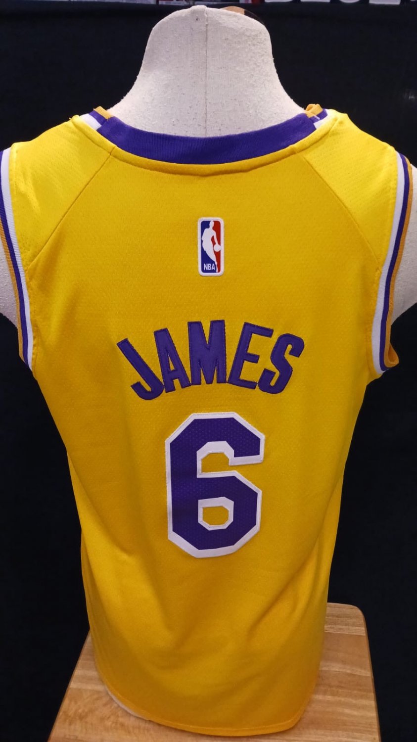 Lebron James Los Angeles Lakers Jersey #6 yellow