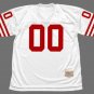 Any name & Number San Francisco 49ers Football Mitchell & Ness Jersey white