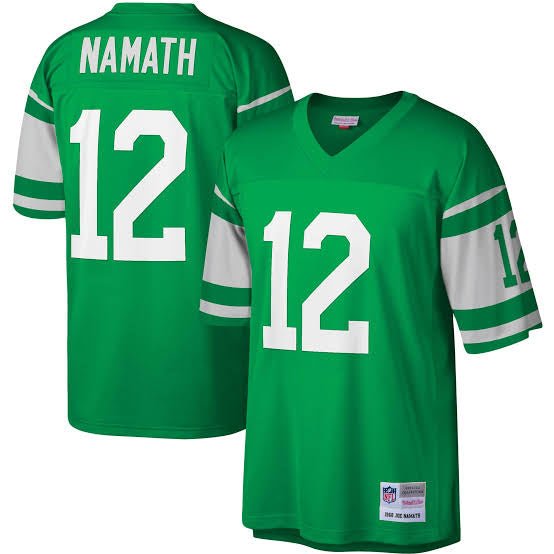 Joe Namath New York Jets Official Football Mitchell & Ness Jersey