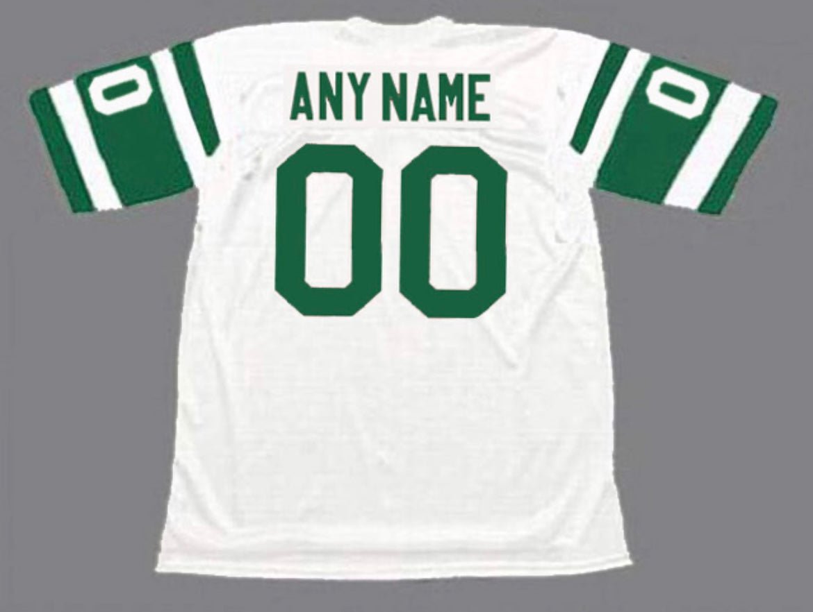 Any name & Number New York Jets Football customized Mitchell & Ness jersey white