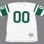 Any name & Number New York Jets Football customized Mitchell & Ness jersey white