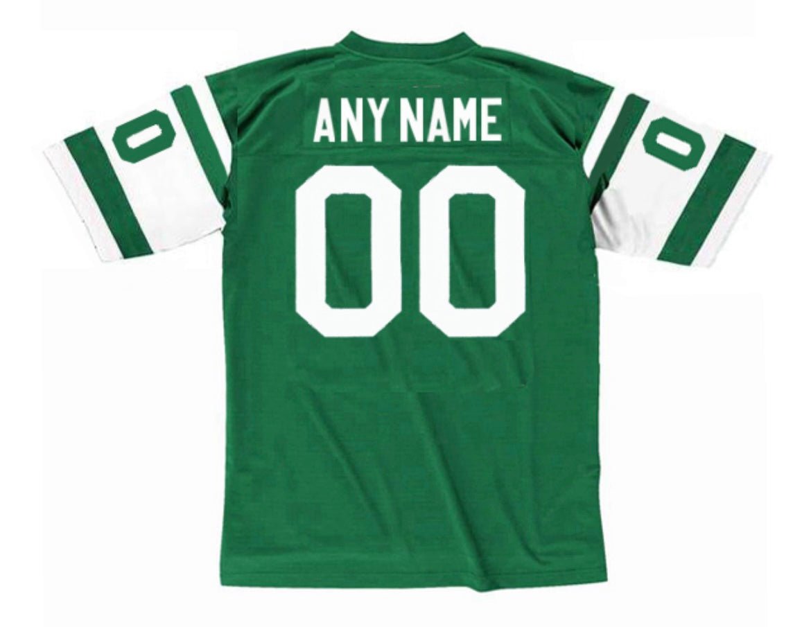 Any name & Number New York Jets Football customized Mitchell & Ness jersey