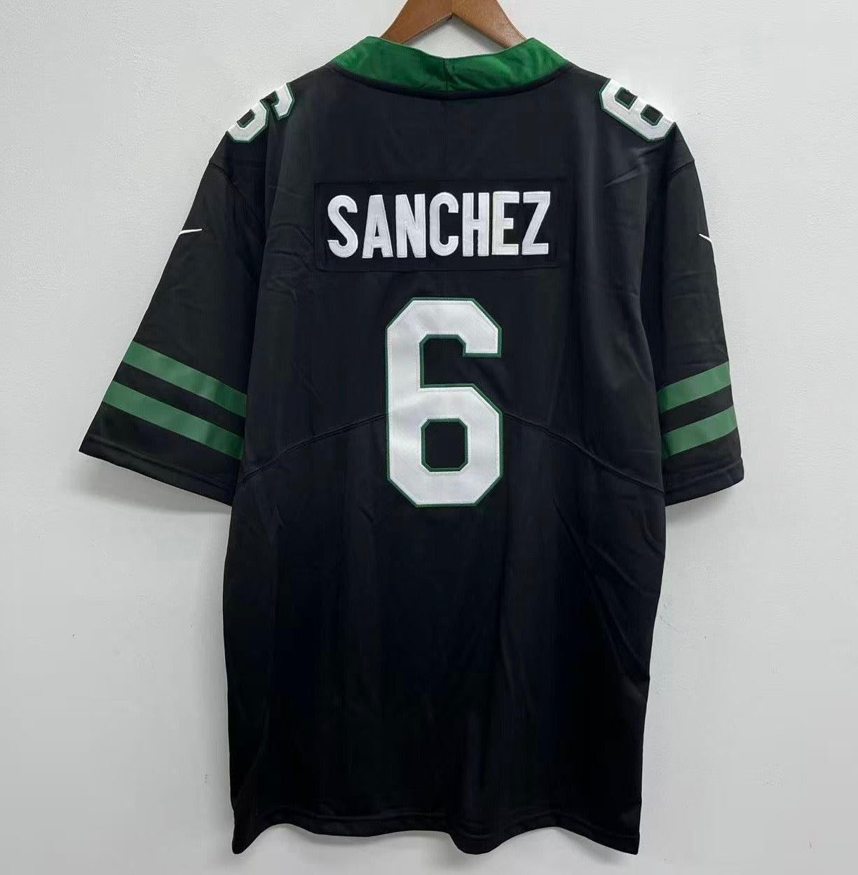 Mark Sanchez New York Jets Official Football Jersey black