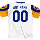 Any name & Number customized Los Angeles Rams Football Mitchell & Ness jersey white