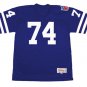 Merlin Olsen 1969 Los Angeles Rams Football Mitchell & Ness Jersey blue