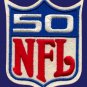 Merlin Olsen 1969 Los Angeles Rams Football Mitchell & Ness Jersey blue