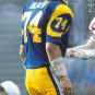 Merlin Olsen 1974 Los Angeles Rams Football Mitchell & Ness Jersey blue