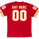 Any name & Number Kansas City Chiefs Football Mitchell & Ness Jersey red