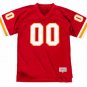 Any name & Number Kansas City Chiefs Football Mitchell & Ness Jersey red