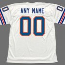 Any name & Number Denver Broncos Football Mitchell & Ness Jersey white