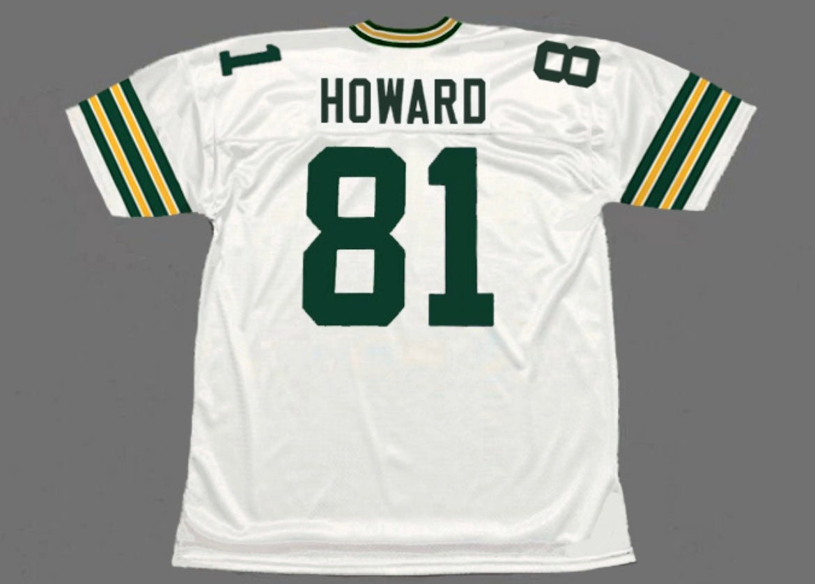 Desmond Howard Green Bay Packers Football Mitchell & Ness Jersey white