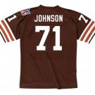 Walter Johnson 1969 Cleveland Browns Official Football Mitchell & Ness Jersey